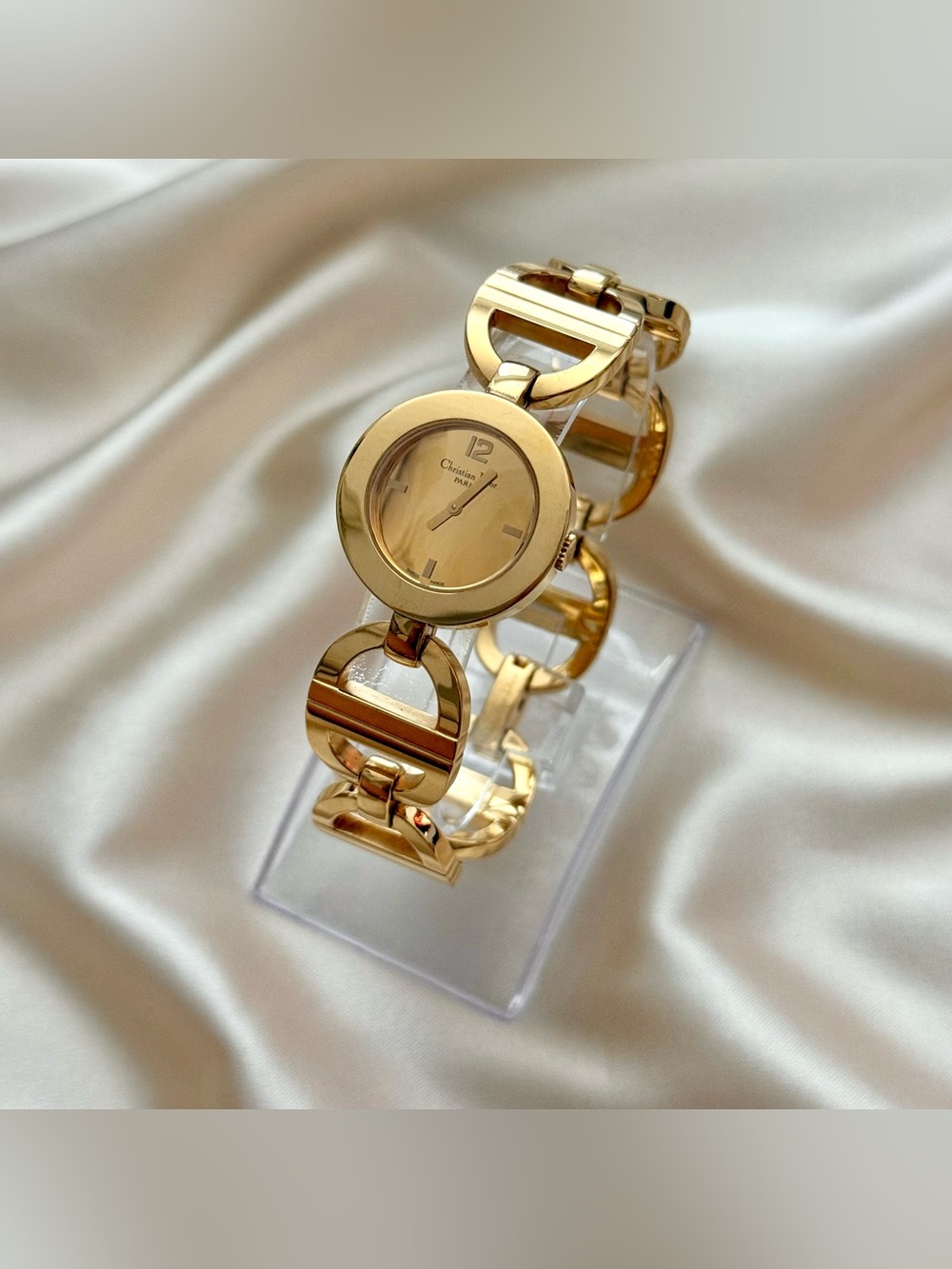 AUTHENTIC RARE VINTAGE DIOR GOLD WATCH - Picture 8 of 8